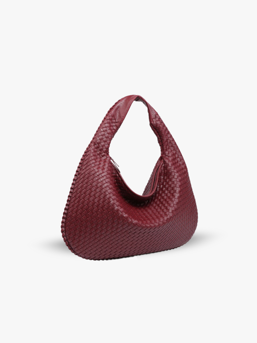 Woven shoulder bag